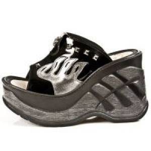  M.9806-C1 CHAROL NEGRO, BOX PLANE CU&#209;A SPORT NEGRA New Rock M.9806-C1 -  