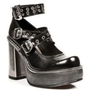  M.9809-S10 NOMADA NEGRO PL NEW CIRCLE TACON ACERO New Rock M.9809-S10 -  