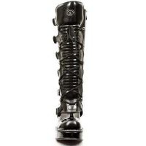  M.9908-C2 CHAROL NEGRO PLATAFORMA NEW CIRCLE TACON ACERO -  3