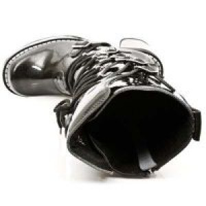  M.9908-C2 CHAROL NEGRO PLATAFORMA NEW CIRCLE TACON ACERO -  7