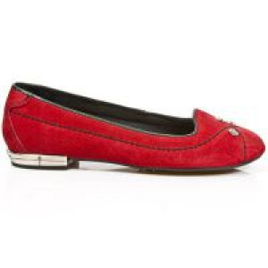  M.BL005-C1 VELOUR ROJO TPU NEGRO BAILARINAS T BL ACERO -  1