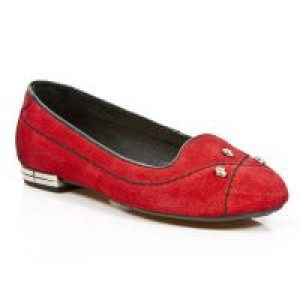  M.BL005-C1 VELOUR ROJO TPU NEGRO BAILARINAS T BL ACERO -  2