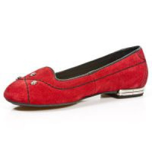  M.BL005-C1 VELOUR ROJO TPU NEGRO BAILARINAS T BL ACERO -  4