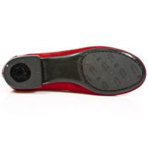  M.BL005-C1 VELOUR ROJO TPU NEGRO BAILARINAS T BL ACERO -  6