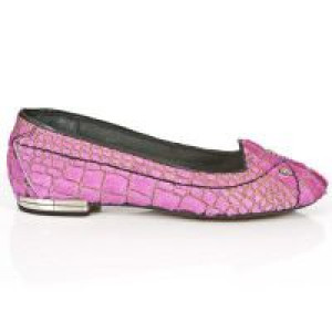  M.BL005-C5 PELO COCO FUCSIA VIVO NEGRO TPU NEGRO BAILARINAS -  1