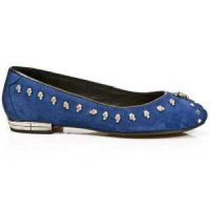  M.BL006-C1 VELOUR AZUL AZAFATA TPU NEGRO BAILARINAS T BL ACE -  1