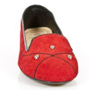  M.BLC005-C1 VELOUR ROJO TPU NEGRO BAILARINAS T BL ACERO -  3
