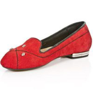  M.BLC005-C1 VELOUR ROJO TPU NEGRO BAILARINAS T BL ACERO -  4