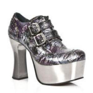  M.DK020-R12 VINTAGE FLOWER LILA PL DARK METAL ACERO TACON AC -  2