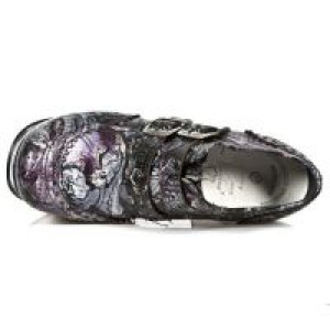  M.DK020-R12 VINTAGE FLOWER LILA PL DARK METAL ACERO TACON AC -  7
