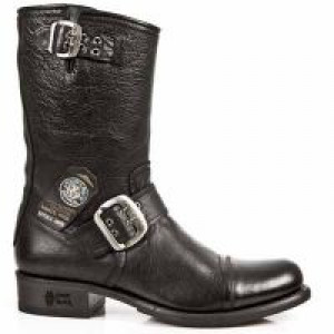  M.GY01-C10 BUFALO NEGRO, ITALI NEGRO, SUELA SPAY MIEL New Rock M.GY01-C10 -  