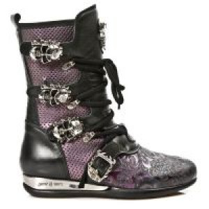  M.HY017-C4 VINTAGE FLOWER LILA NOMADA NEGRO ANTIK LILA PER H -  1
