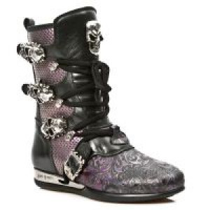  M.HY017-C4 VINTAGE FLOWER LILA NOMADA NEGRO ANTIK LILA PER H -  2