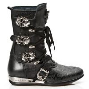 M.HY017-C6 VINTAGE FLOWER NEGRO NOMADA NEGRO ITALI NEGRO PIC -  1