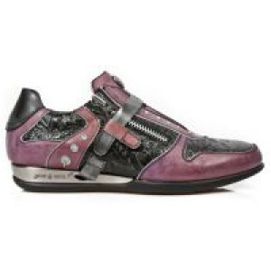  M.HY018-C7 BOX TALCO LILA VINTAGE FLOWER NEGRO PULIK ACERO New Rock M.HY018-C7 -  