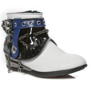  M.HY101-C10 NAPA BLANCA CHAROL NEGRO ANTIK AZUL HYBRID NEGRO -  2