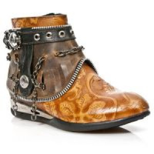  M.HY101-C8 VINTAGE FLOWER CUERO ALASKA CUERO NOMADA NEGRO HY -  2