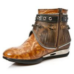  M.HY101-C8 VINTAGE FLOWER CUERO ALASKA CUERO NOMADA NEGRO HY -  4
