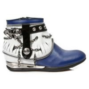  M.HY101-C9 ANTIK AZUL NAPA BLANCA CHAROL NEGRO HYBRID NEGRO -  1