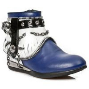  M.HY101-C9 ANTIK AZUL NAPA BLANCA CHAROL NEGRO HYBRID NEGRO -  2