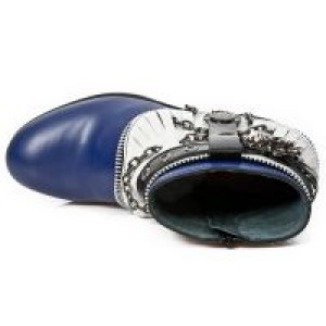  M.HY101-C9 ANTIK AZUL NAPA BLANCA CHAROL NEGRO HYBRID NEGRO -  7