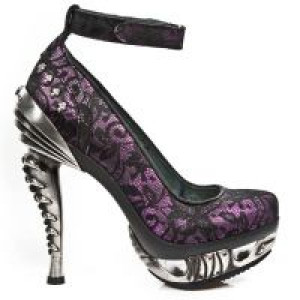  M.MAG001-R8 BOX FUCSIA METAL ENCAJE 54 PIEL VIVO NEGRO MAGNE New Rock M.MAG001-R8 -  