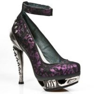  M.MAG001-R8 BOX FUCSIA METAL ENCAJE 54 PIEL VIVO NEGRO MAGNE -  2