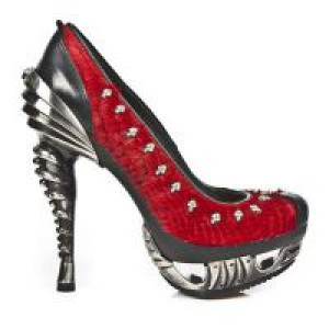  M.MAG018-C3 SOFT NEGRO PELO SERPIENTE ROJO PIEL VIVO NEG MAG -  1