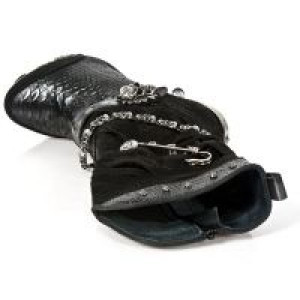   M.MAG034-S1 VELOUR NEGRO, PITON NEGRO, PULIK ACERO, MAGNE -  7
