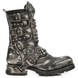  M.MR019-C2 VINTAGE RASPADO NEGRO MOTOROCK NEGRO TACON ACERO New Rock M.MR019-C2 -  