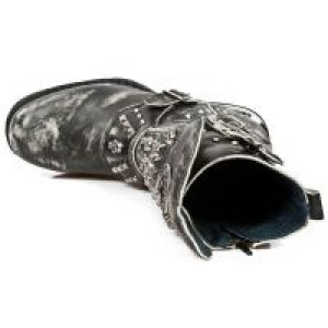  M.MR019-C2 VINTAGE RASPADO NEGRO MOTOROCK NEGRO TACON ACERO -  7