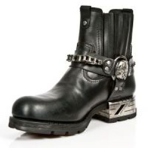  M.MR024-C1 ITALI NEGRO MOTOROCK NEGRO TACON ACERO -  4