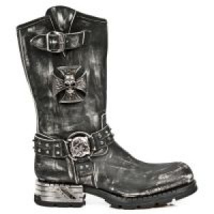  M.MR030-S2 VINTAGE RASPADO NEGRO, MOTOROCK NEGRO T.ACERO New Rock M.MR030-S2 -  