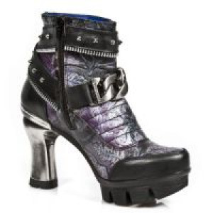  M.NEOPUNK002-C1 ITALI NEGRO VINTAGE FLOWER LILA NEOPUNK NEGR -  4