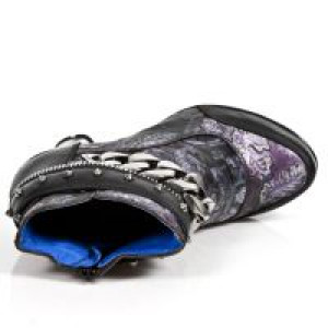  M.NEOPUNK002-C1 ITALI NEGRO VINTAGE FLOWER LILA NEOPUNK NEGR -  7