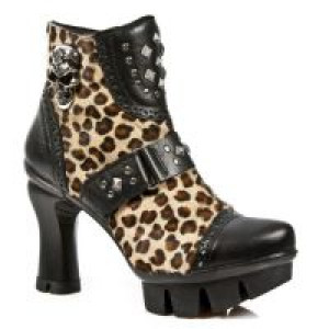  M.NEOPUNK005-C2 NOMADA NEGRO PELO LEOPARDO MARRON NEOPUNK NE -  2