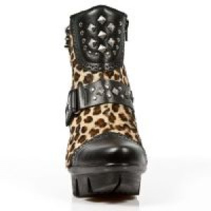  M.NEOPUNK005-C2 NOMADA NEGRO PELO LEOPARDO MARRON NEOPUNK NE -  3