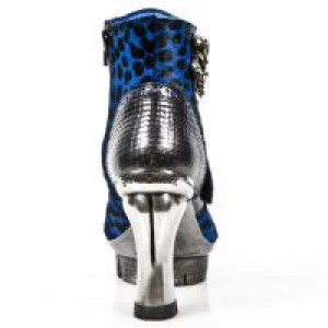  M.NEOPUNK005-C4 PITON NEGRO GRAFITO REVESS AZUL LEOPARDO AZU -  5