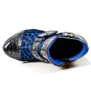  M.NEOPUNK005-C4 PITON NEGRO GRAFITO REVESS AZUL LEOPARDO AZU -  7