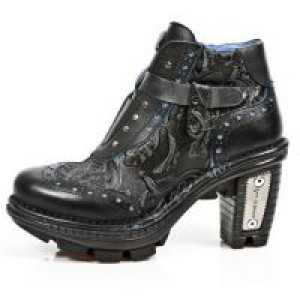  M.NEOTR003-C12 LUX NEGRO AZUL NAPA VINTAGE FLOWER NEG PULIK -  1