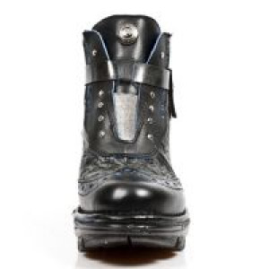  M.NEOTR003-C12 LUX NEGRO AZUL NAPA VINTAGE FLOWER NEG PULIK -  3