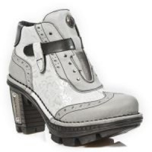  M.NEOTR003-C3 BOX TALCO PLATA VINTAGE FLOWER BLANCO PLATA PU -  2