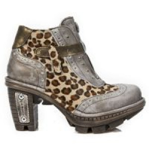  M.NEOTR003-C7 BOX TALCO ORO PELO LEOPARDO MARRON BOX OROMANE New Rock M.NEOTR003-C7 -  