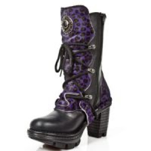  M.NEOTR005-C10 ITALI NEGRO PELO LEOPARDO LILA NEOTRAIL NEGRO -  4