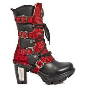  M.NEOTR005-C13 ITALI NEGRO PELO LEOPARDO ROJO NEOTRAIL NEGRO -  1