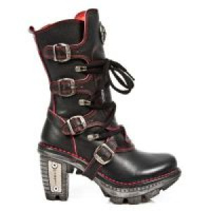  M.NEOTR005-C18 LUX NEGRO ROJO NEOTRAIL ACERO -  1
