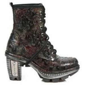   M.NEOTR008-S13 VINTAGE-2 FLOWER ROJO, RIB NEG, NEOTRAIL ACE New Rock M.NEOTR008-S13 -  