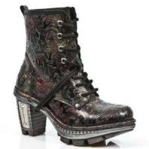   M.NEOTR008-S13 VINTAGE-2 FLOWER ROJO, RIB NEG, NEOTRAIL ACE New Rock M.NEOTR008-S13 -  