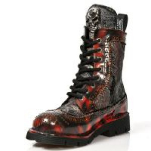  M.NEWMILI110-C3 PULIK ROJO VINTAGE ROJO PLANING NEGRO SIN -  4