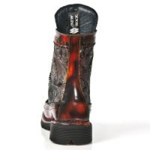  M.NEWMILI110-C3 PULIK ROJO VINTAGE ROJO PLANING NEGRO SIN -  5